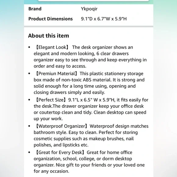 🆕 Desktop Organizer Stackable Set - Picture 5 of 5